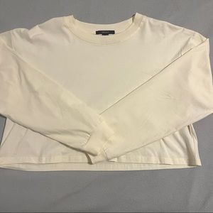 Cropped Off White Long Sleeve